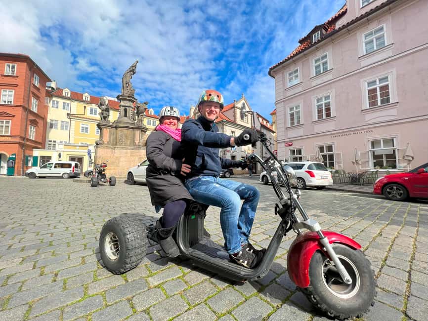Prague: Monster Bike Trike Tour Euro Segway Experience - Kampa Island, the Lennon Wall, and the river