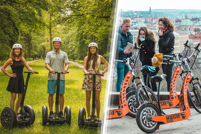 Prague Segway & E-Scooter Grand City Tour - Starting with practice, instructions, and a city view