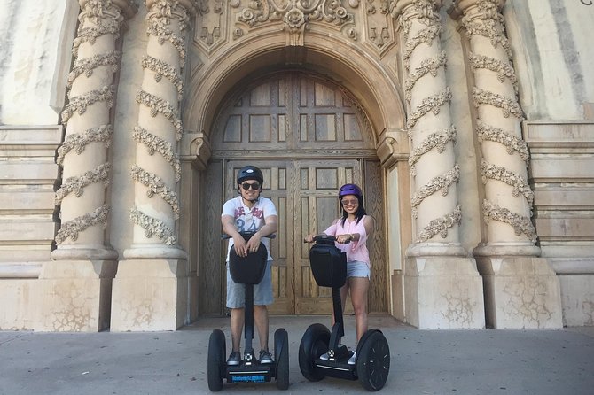 Private Balboa Park Segway Tour - Getting comfortable before leaving Presidents Way