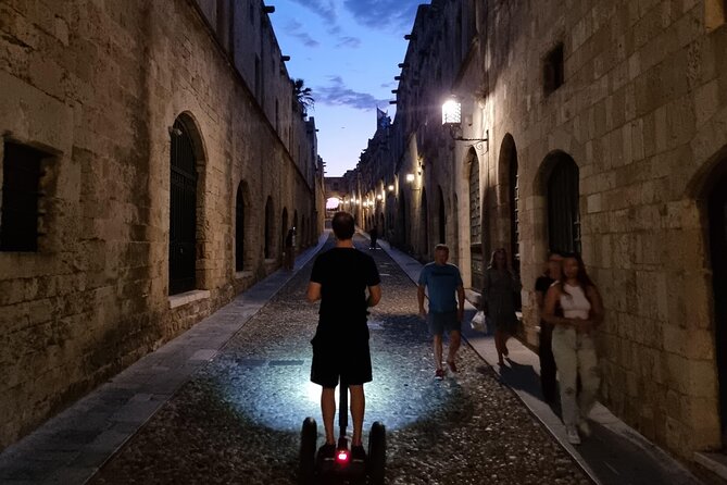 Rhodes by Night Segway Route - Narrow lanes in the Old Town