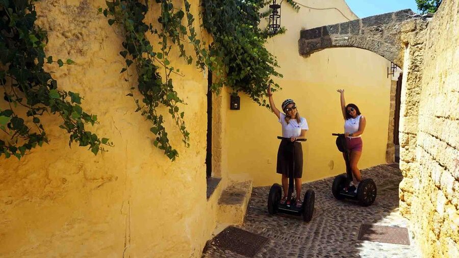 Rhodes: Discover the Medieval City on a Segway - The Medieval Moat and the city walls