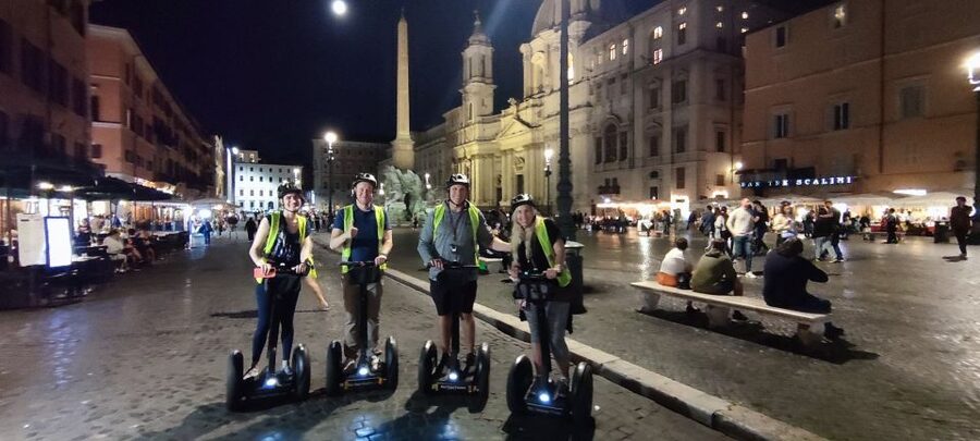 Rome: Night Segway Tour - Trajan’s Forum and Largo di Torre Argentina
