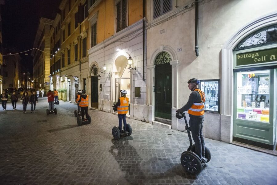 Rome: Night Segway Tour - Piazza Navona brings the evening energy