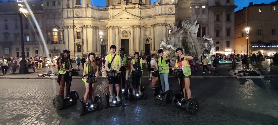 Rome: Night Segway Tour - The Spanish Steps by evening light
