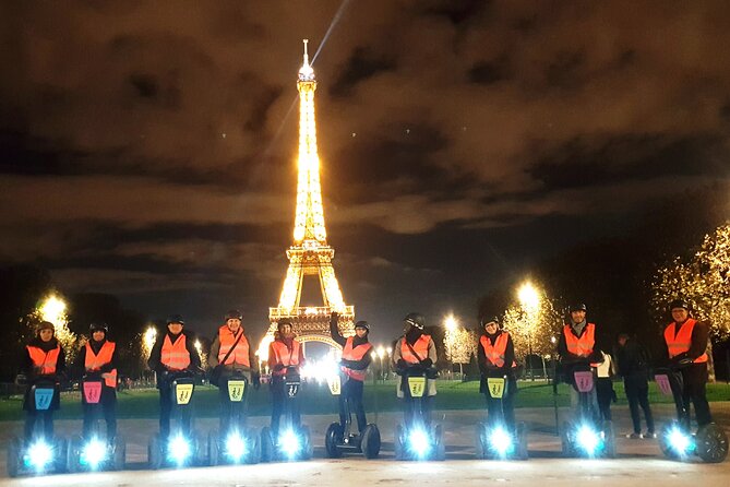 Segway by night ! Illuminated Paris - Grand Palais and Petit Palais show off Parisian style