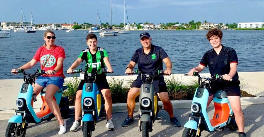 Segway Electric Moped Tour - Fun Activity Downtown Naples - Why this electric moped tour works in Naples