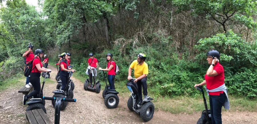 Segway hike 2h00 Aix les Bains between lake and forest - The views above the city