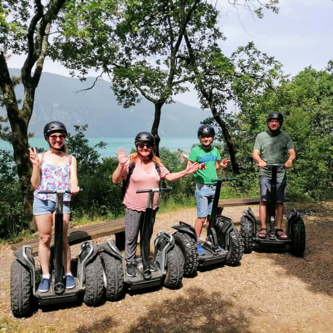 Segway hike 2h00 Aix les Bains between lake and forest - Along Lake Bourget at Aix-les-Bains