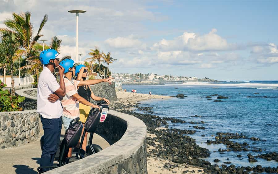 Segway Saint Pierre Town Tour Reunion Island - Port de Plaisance and the Saint-Pierre waterfront