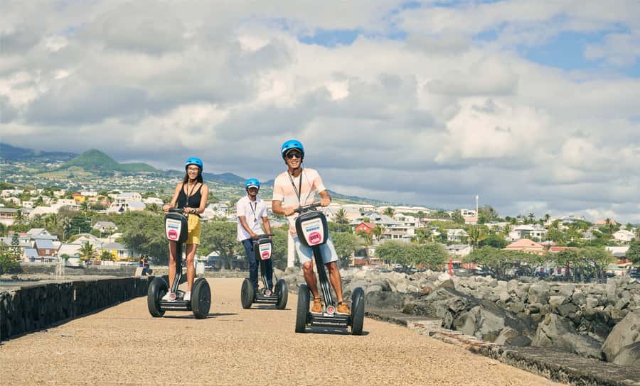 Segway Saint Pierre Town Tour Reunion Island - Starting at Place Napoleon Hoarau