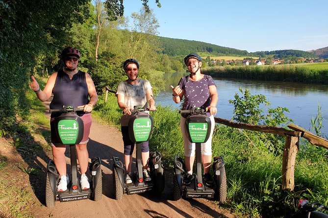 Segway tour around the Werra horseshoe - The Whiskey-Vodka railway line near Werleshausen