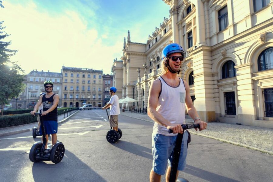 Segway Tour Krakow: Grand Tour (Old Town + Wawel Castle) - Riding toward Wawel Hill