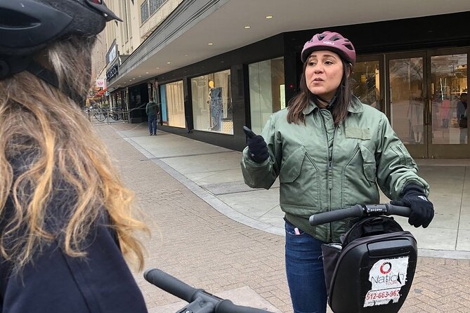Segway Tour of Historic San Antonio - Learning the Segway at 260 East Houston Street