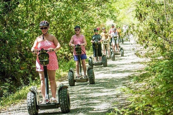 St Lucia Rodney Bay Village Segway Adventure - Riding the 1.7-mile nature trail