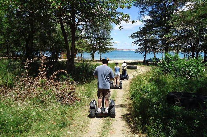 St Lucia Shore Excursion: Rodney Bay Village Segway Adventure - Getting the hang of the Segway