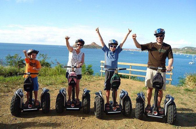 St Lucia Shore Excursion: Rodney Bay Village Segway Adventure - WWII bunkers with a Caribbean view