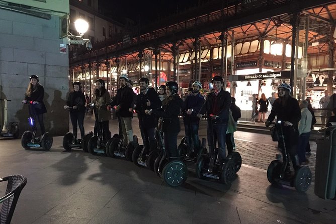 Sunset in Madrid by segway - Plaza de España and the Cervantes Monument