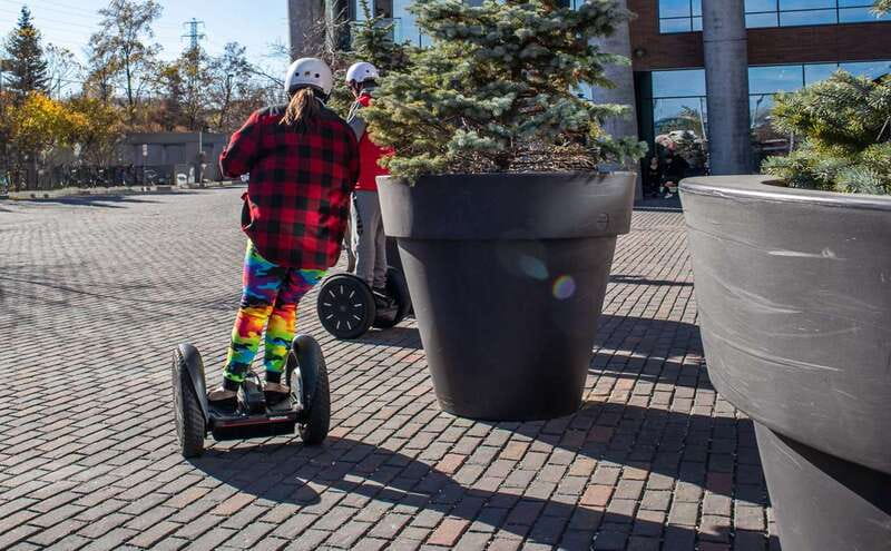 Toronto: Short Distillery District Segway Tour - Learning the Segway before the route begins