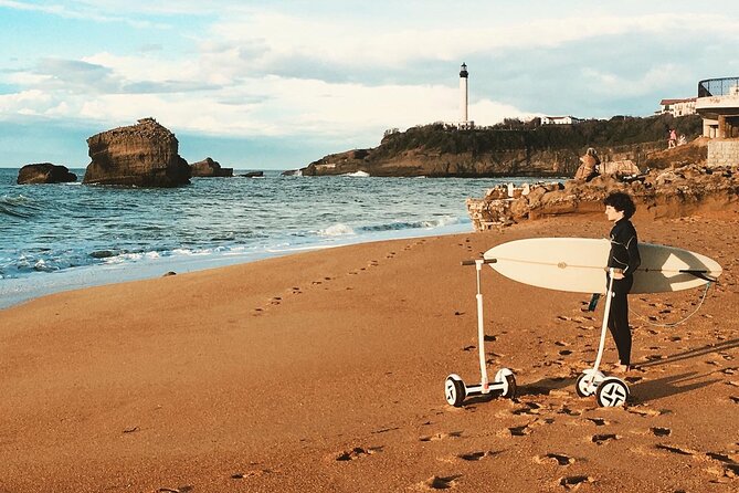 Unusual Guided Tour in a Segway in Biarritz - The Rock of the Virgin and Port des Pêcheurs
