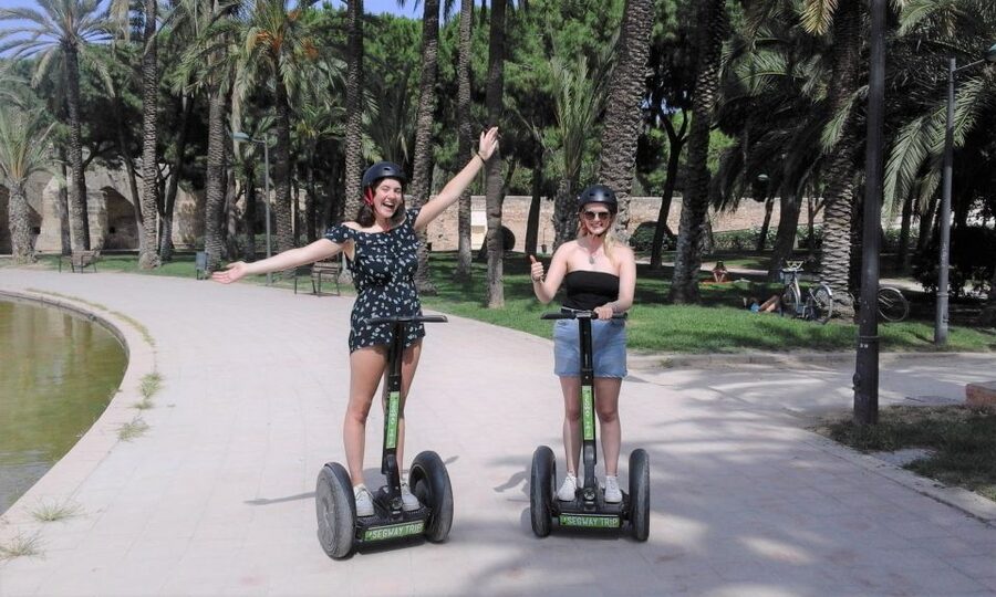 Valencia: Garden & Palace Music Segway Tour - The Music Palace and a change in architectural mood