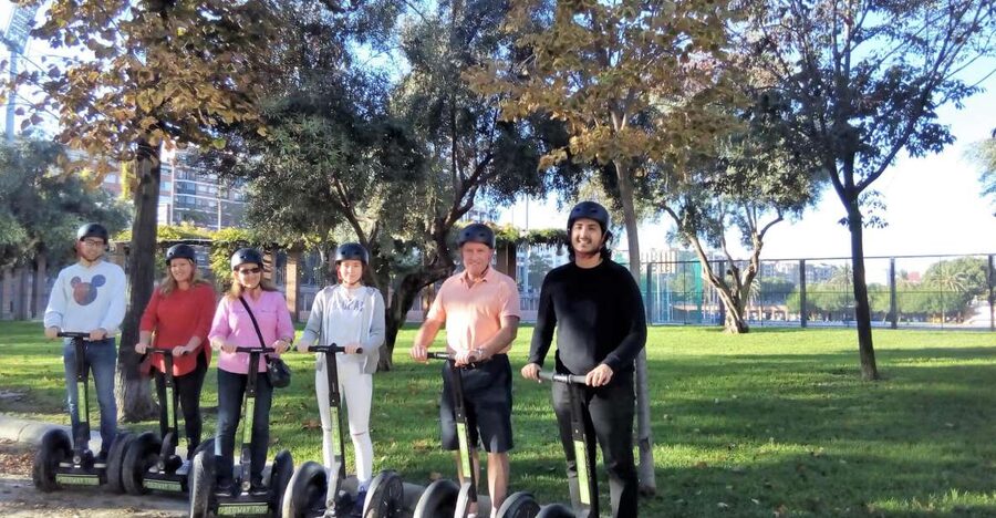 Valencia: Garden & Palace Music Segway Tour - The first few minutes: learning to control the Segway