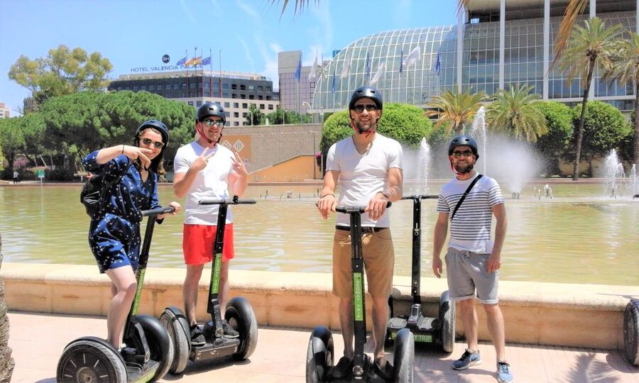 Valencia: Gardens and recreation Segway Tour - Starting behind Serranos Towers