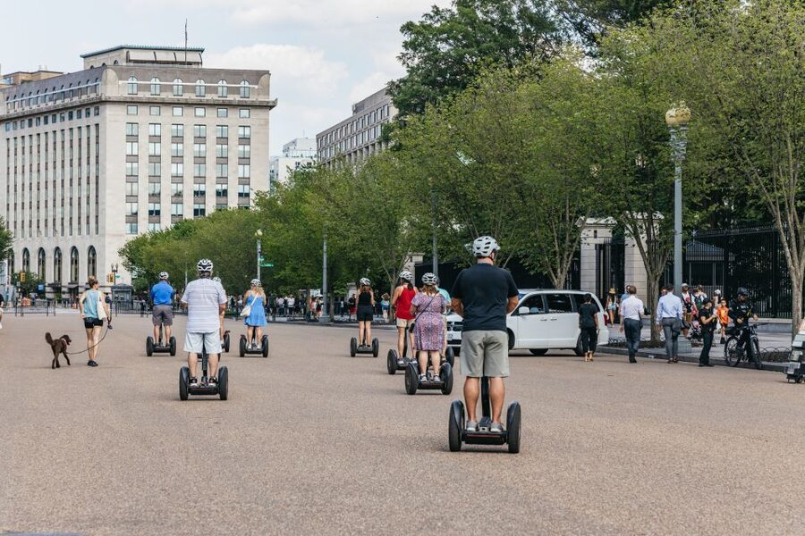 Washington DC: See the City Segway Tour - Arriving near the White House