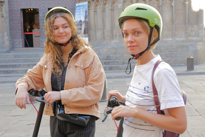 Welcome to Barcelona Segway and eScooter Tour - El Born brings the route back into the old city