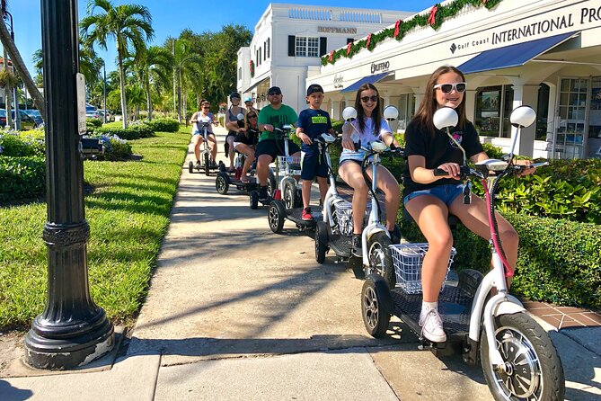 Your Ride Your Adventure Trikes Mopeds Segways and Bike Tour - Third Street South shows polished Naples
